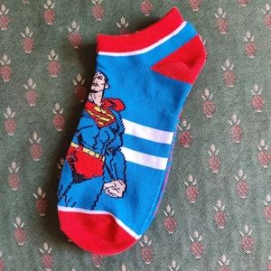 DC comics Superman authentic extra low cut socks